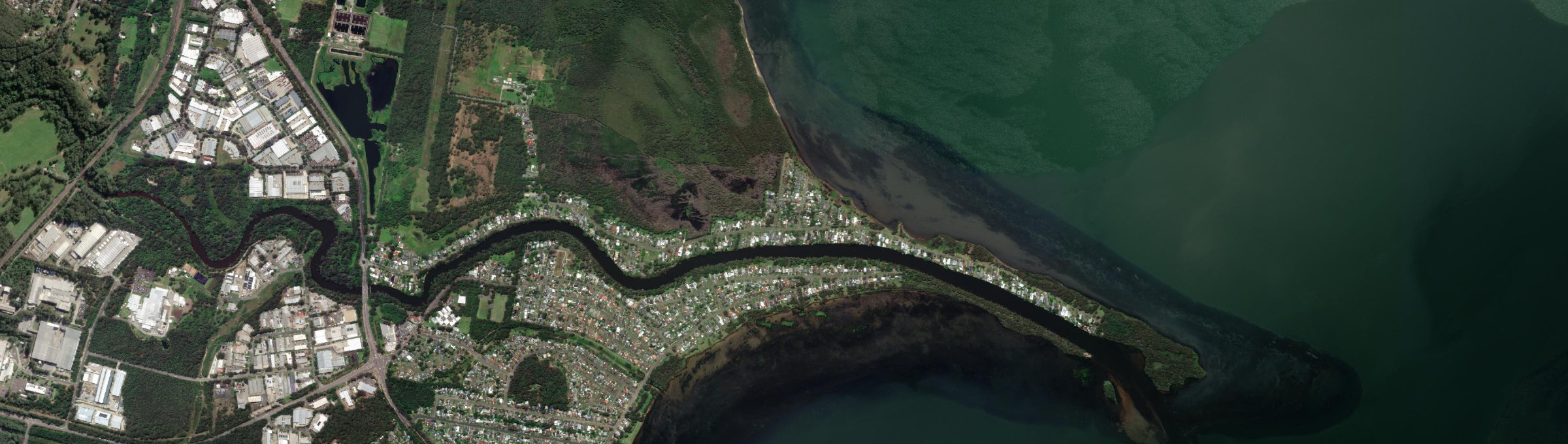 Aerial view of Chittaway Point, NSW