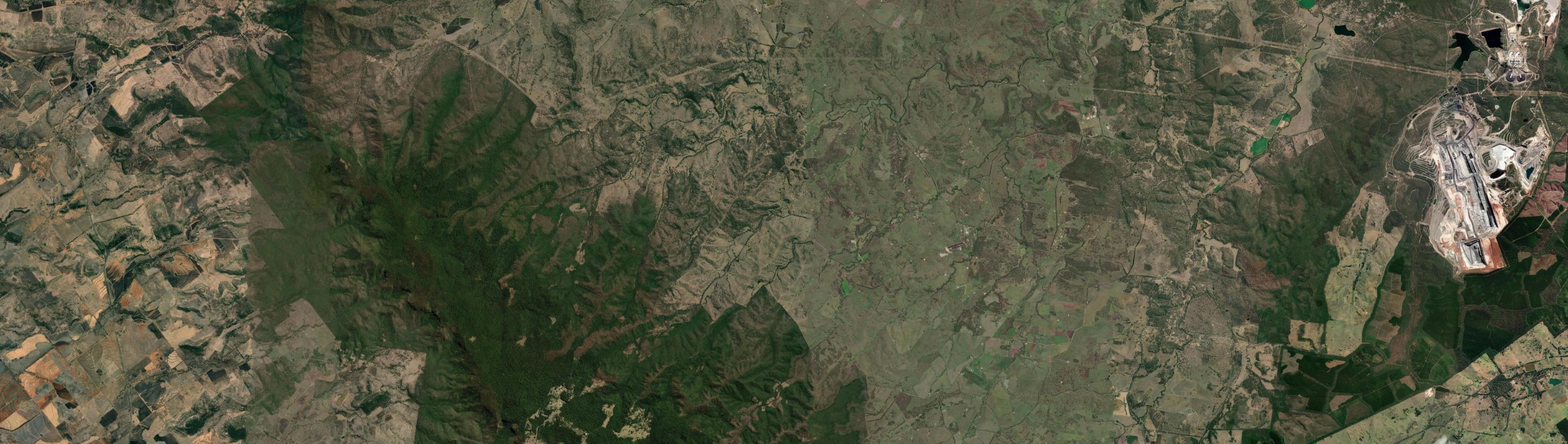Aerial view of Wengenville, QLD