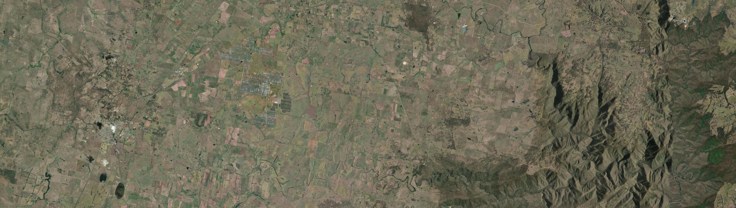 Aerial view of Dangarsleigh, NSW
