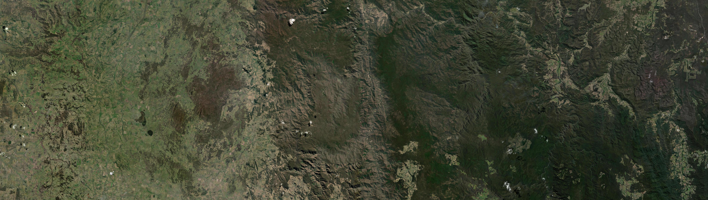Aerial view of The Gulf, NSW
