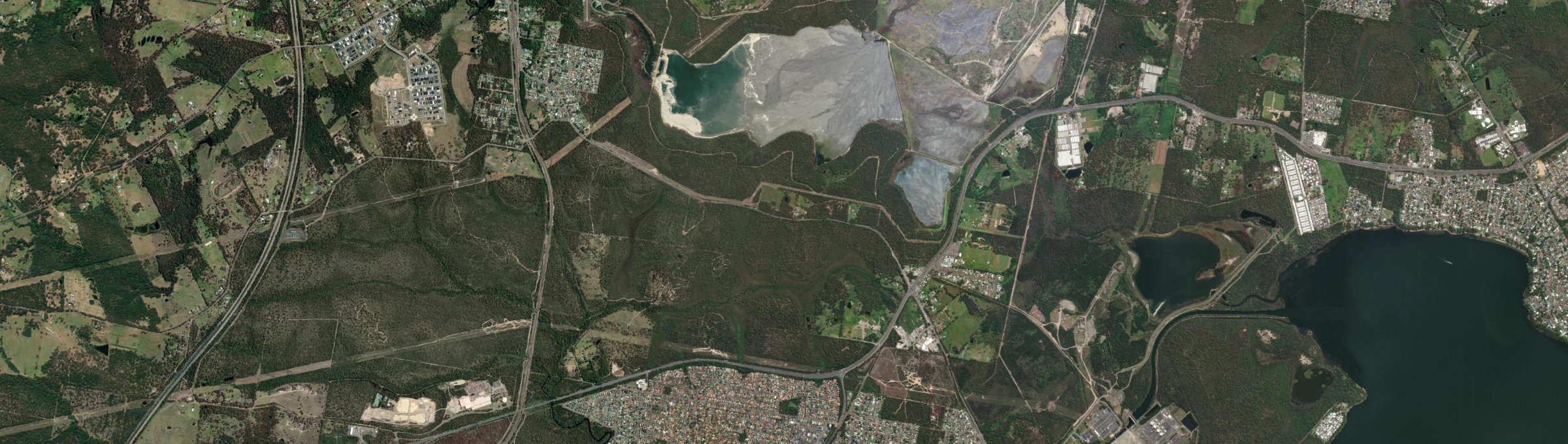 Aerial view of Doyalson, NSW