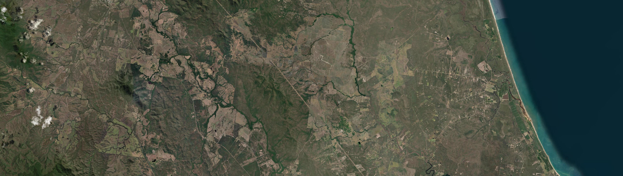 Aerial view of Taunton (Qld), QLD