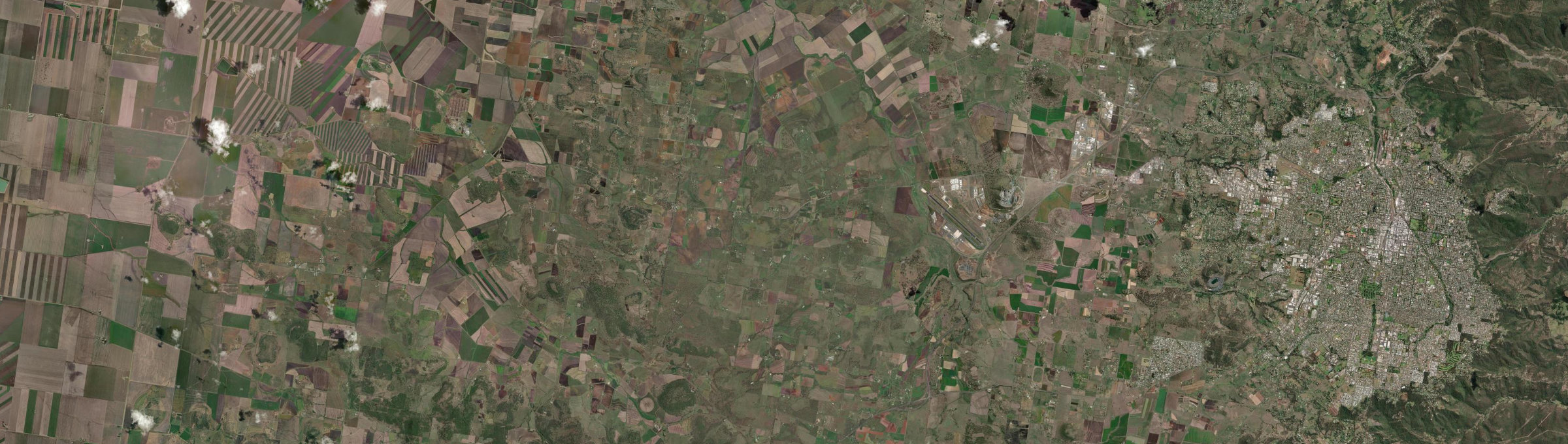 Aerial view of Biddeston, QLD