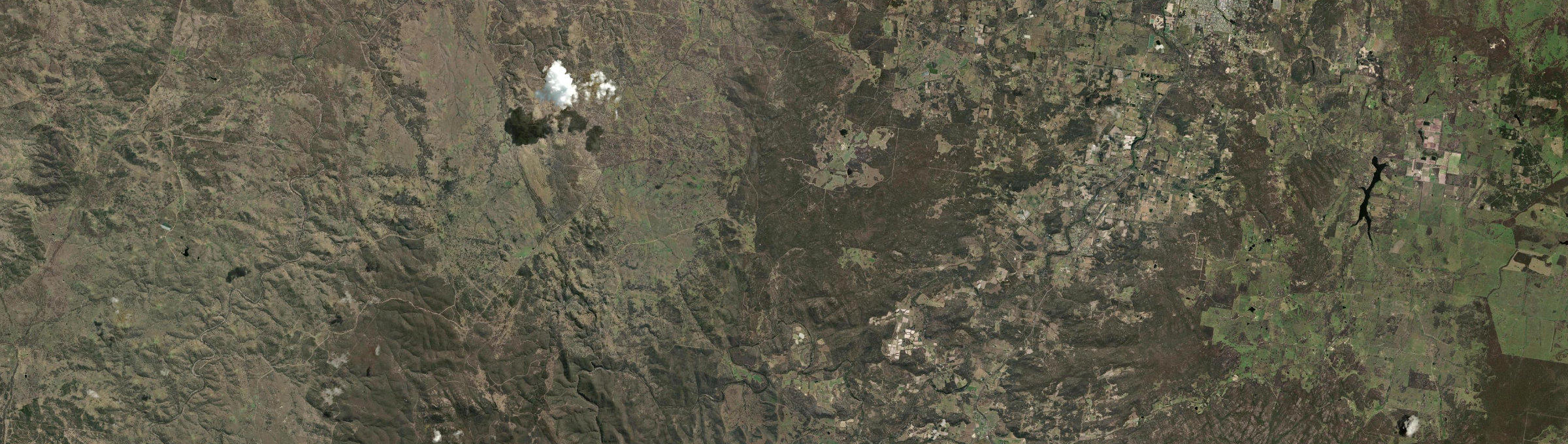 Aerial view of Nundubbermere, QLD