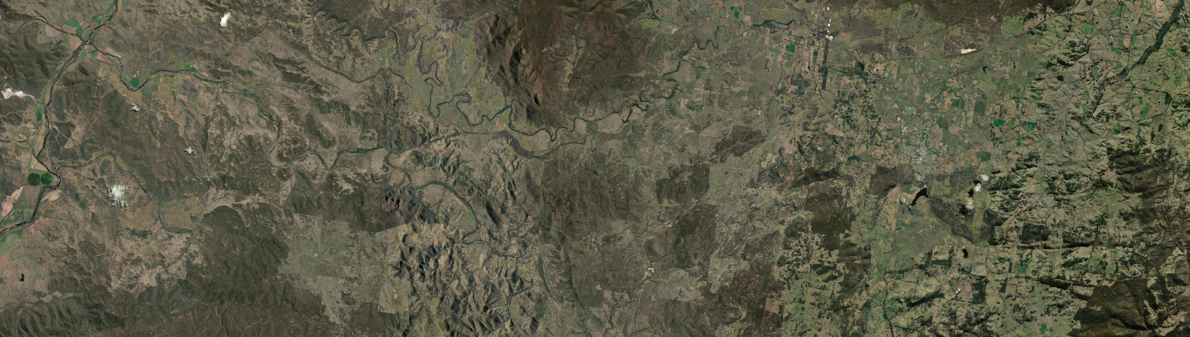 Aerial view of Woodside (NSW), NSW