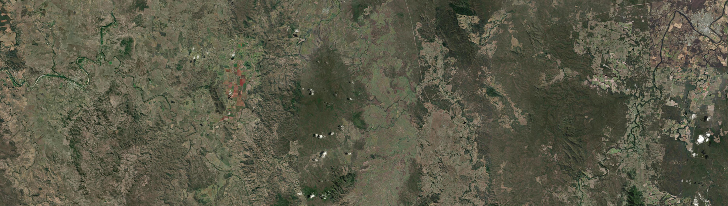 Aerial view of Boompa, QLD