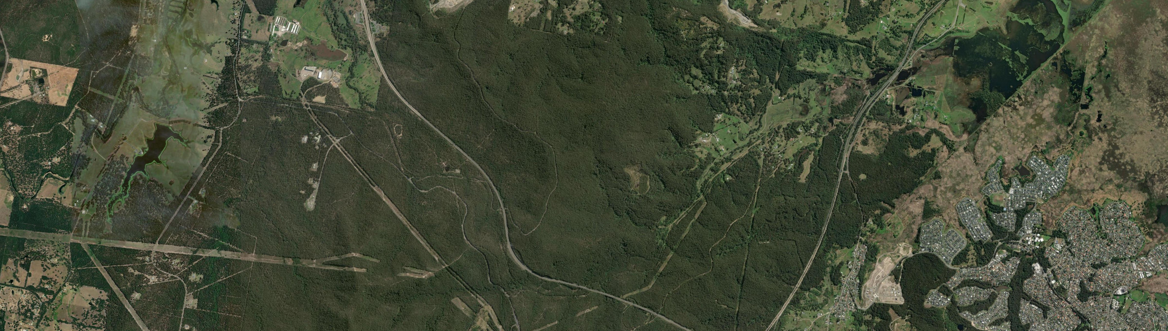 Aerial view of Stockrington, NSW