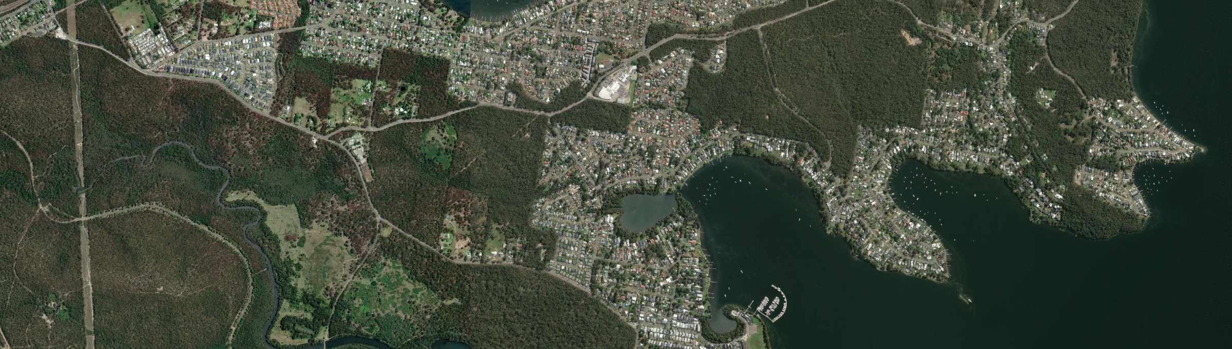 Aerial view of Windermere Park, NSW