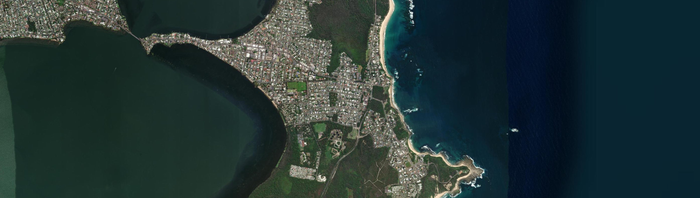 Aerial view of Noraville, NSW