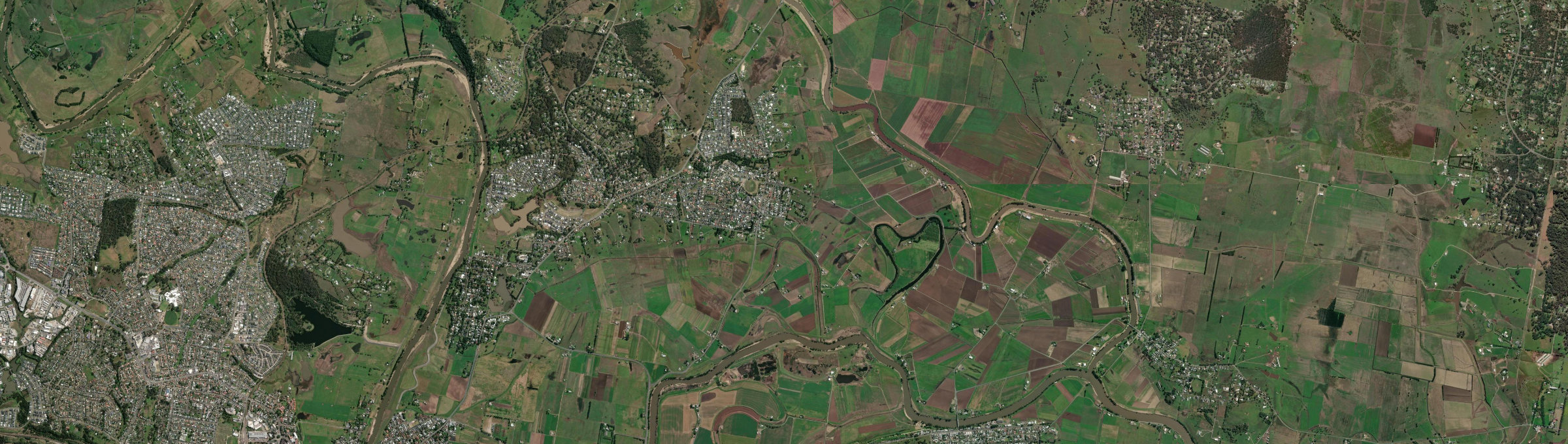 Aerial view of Largs, NSW