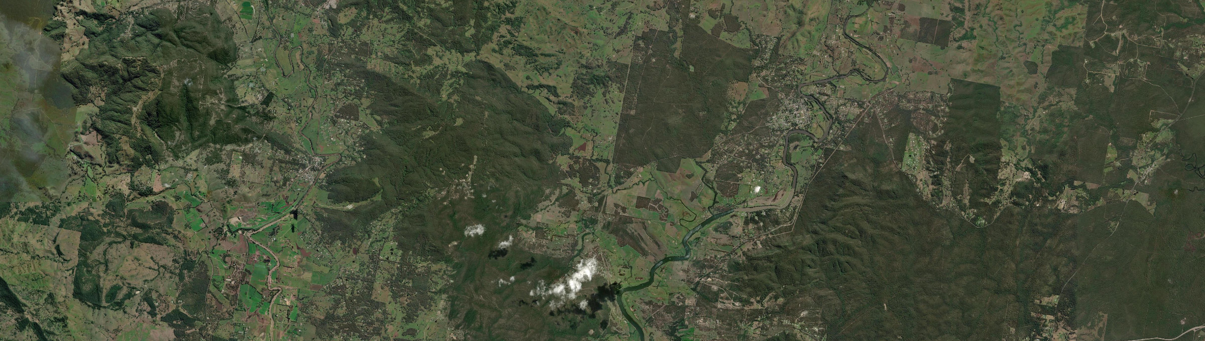 Aerial view of Glen Oak, NSW