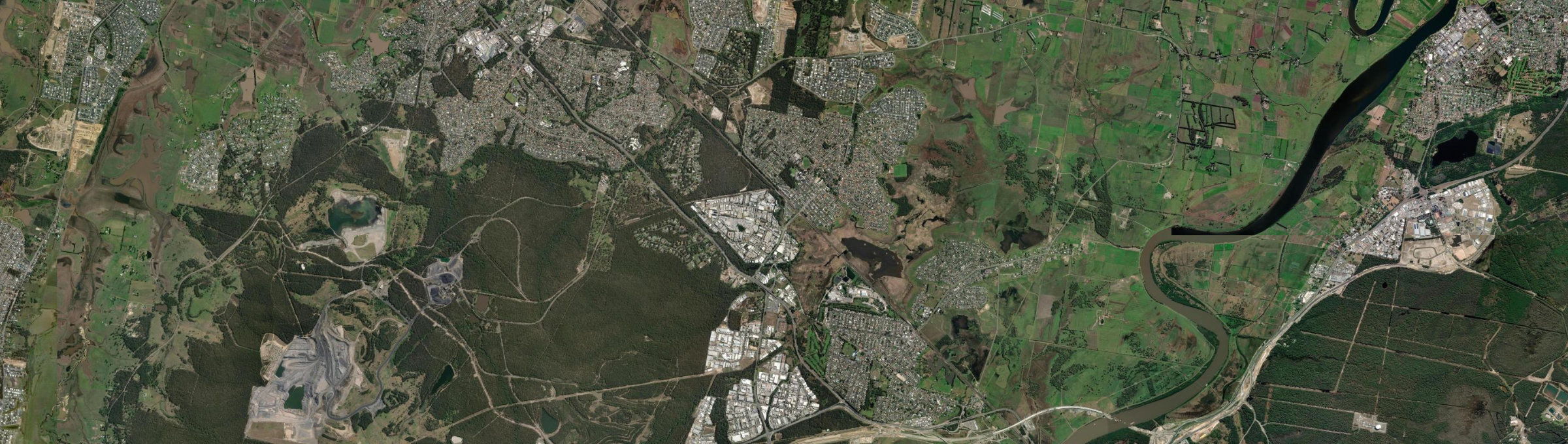 Aerial view of Thornton (NSW), NSW