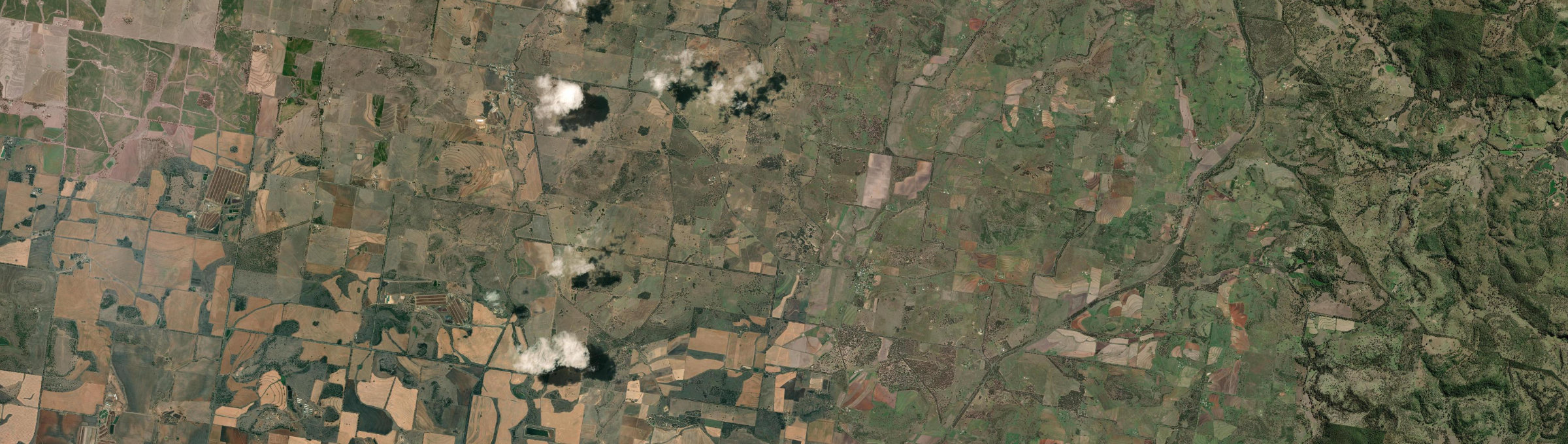 Aerial view of Peranga, QLD