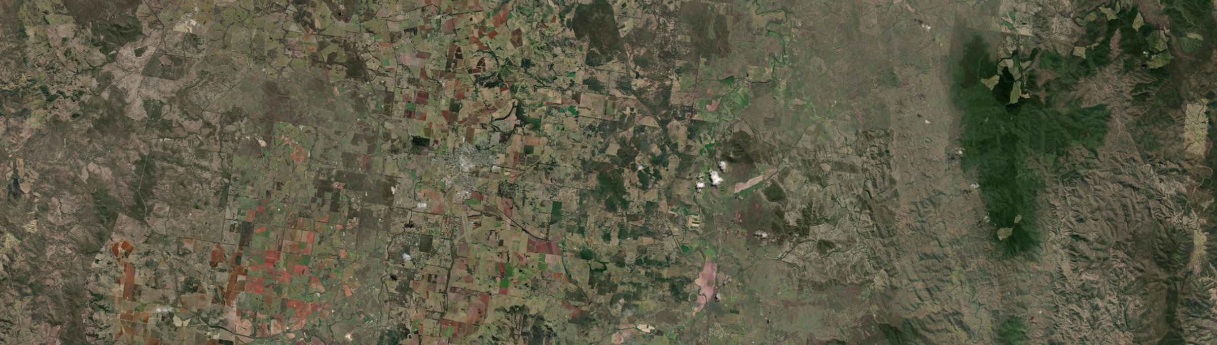 Aerial view of Booie, QLD