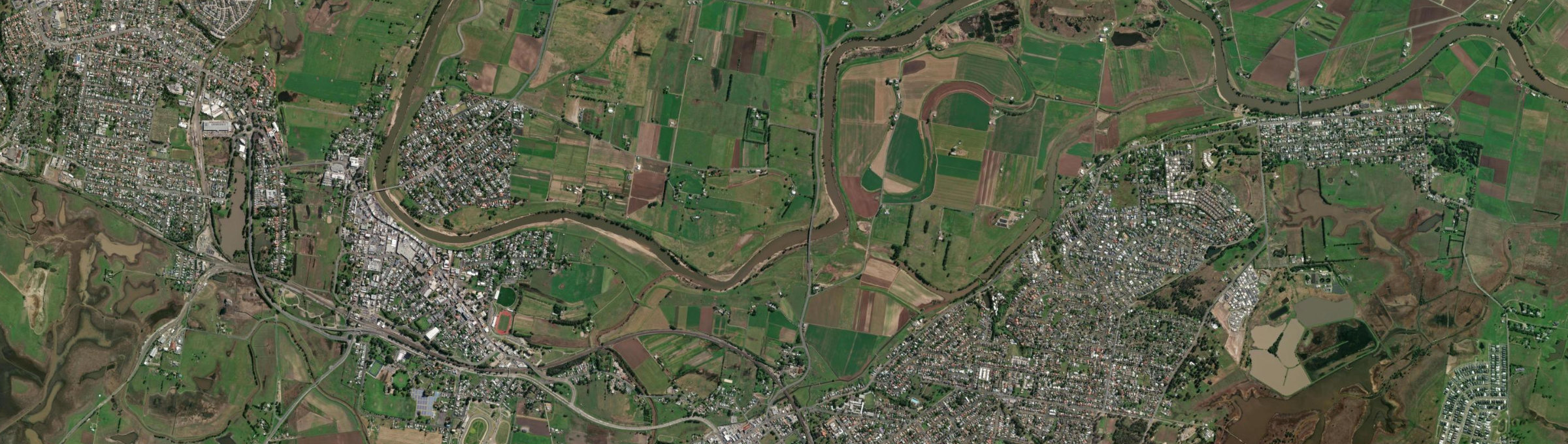Aerial view of Pitnacree, NSW