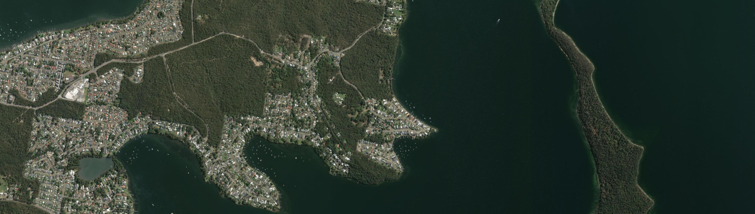Aerial view of Sunshine (NSW), NSW