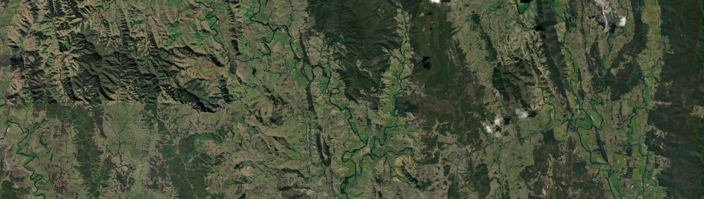 Aerial view of Fosterton, NSW