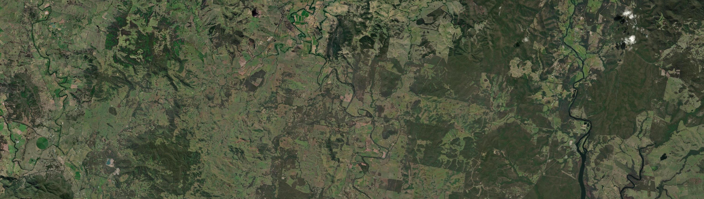 Aerial view of Glen William, NSW
