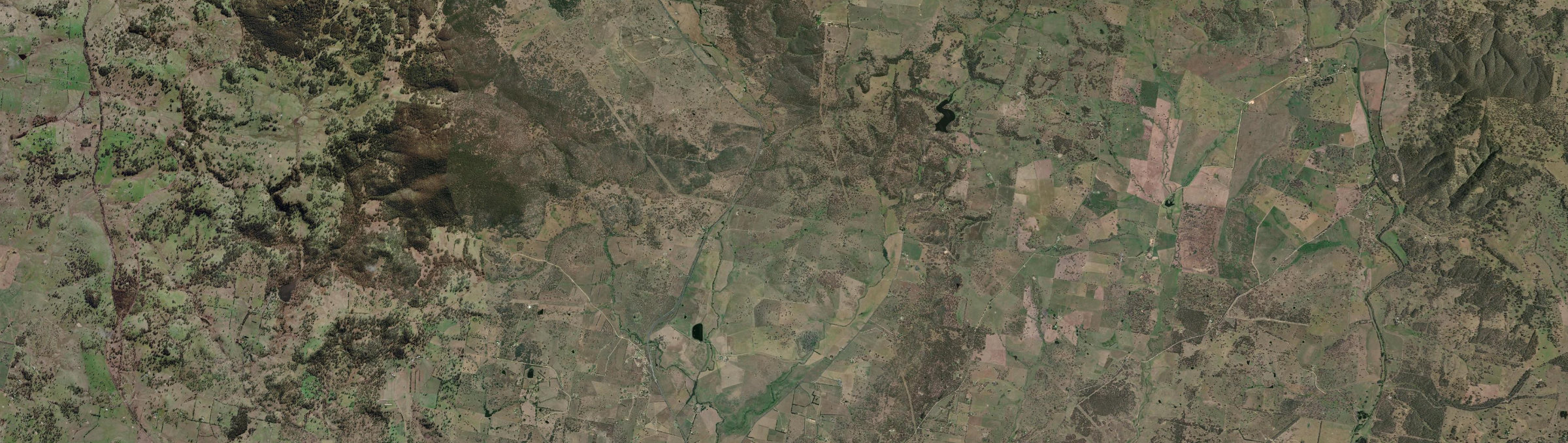 Aerial view of Tilbuster, NSW