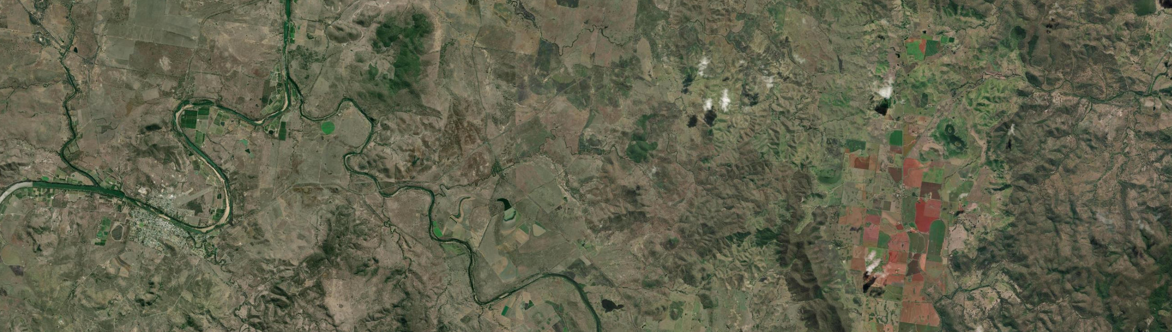 Aerial view of Ginoondan, QLD