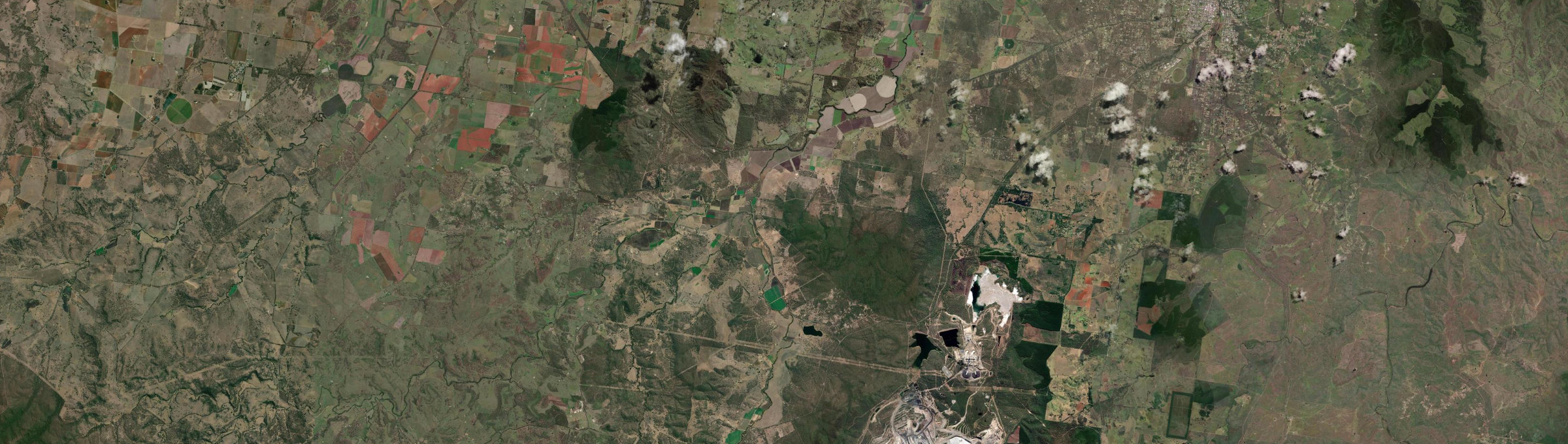 Aerial view of Brooklands, QLD