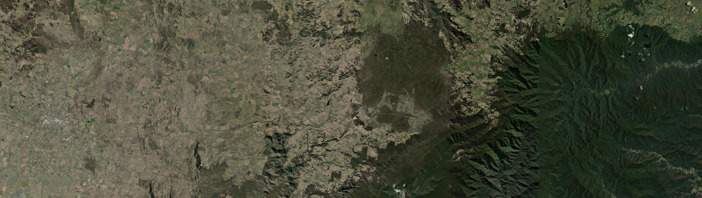 Aerial view of Wollomombi, NSW