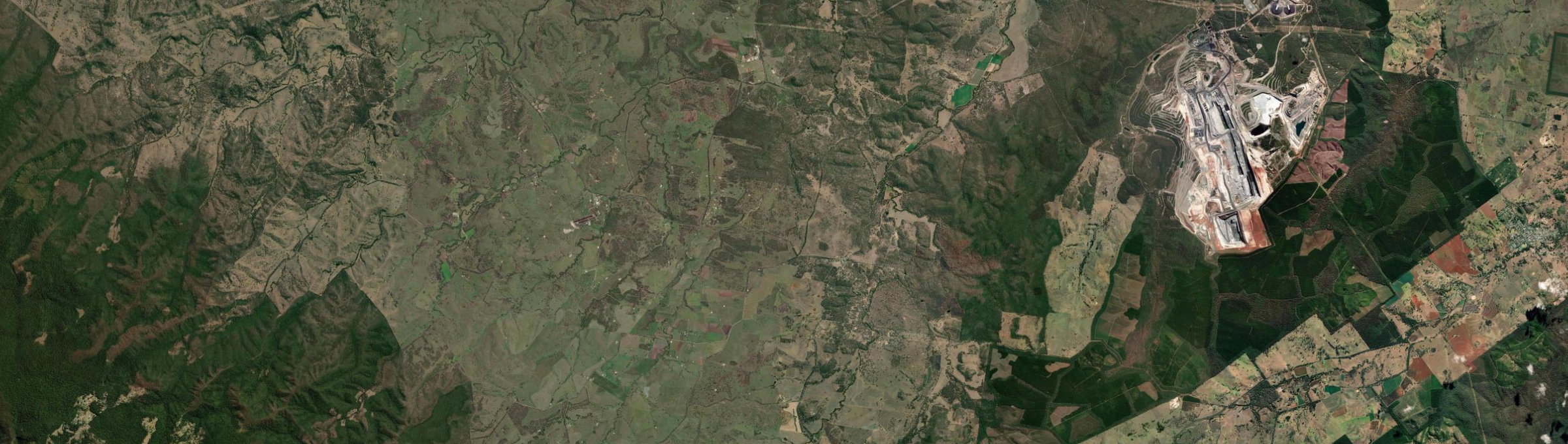 Aerial view of Maidenwell, QLD