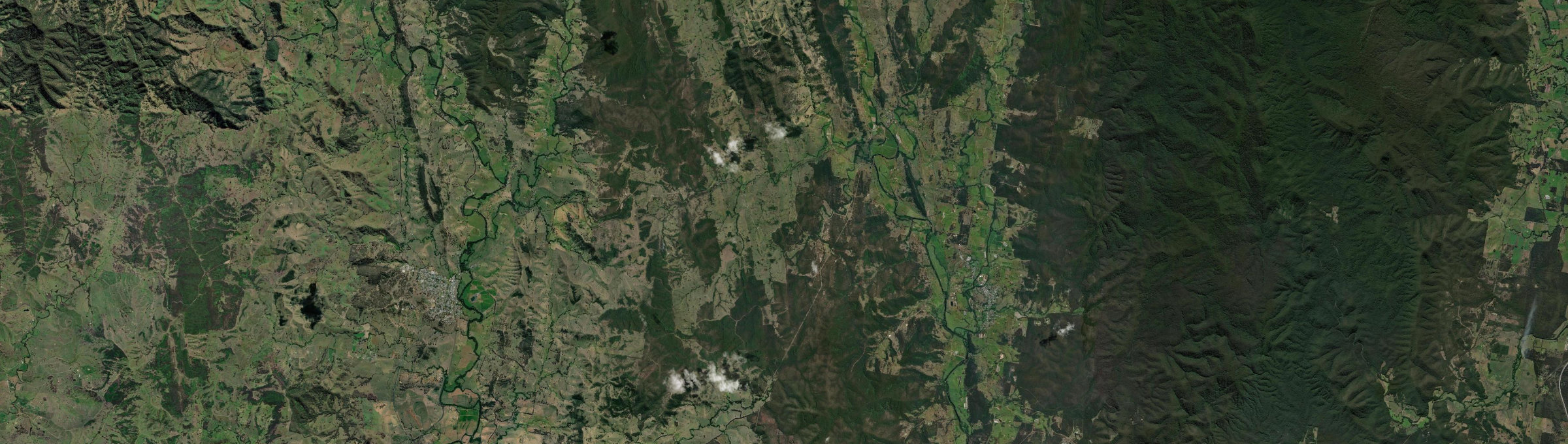 Aerial view of Nooroo, NSW