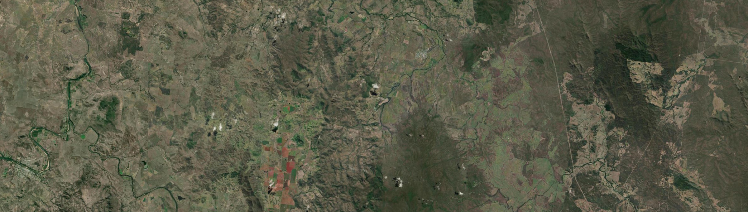 Aerial view of Biggenden, QLD
