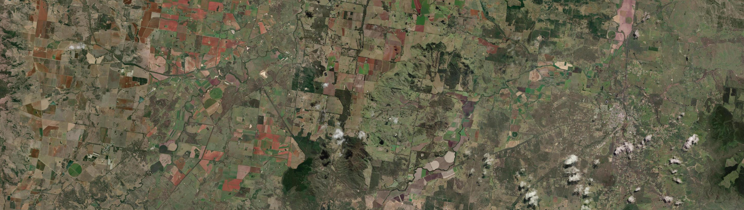 Aerial view of Goodger, QLD