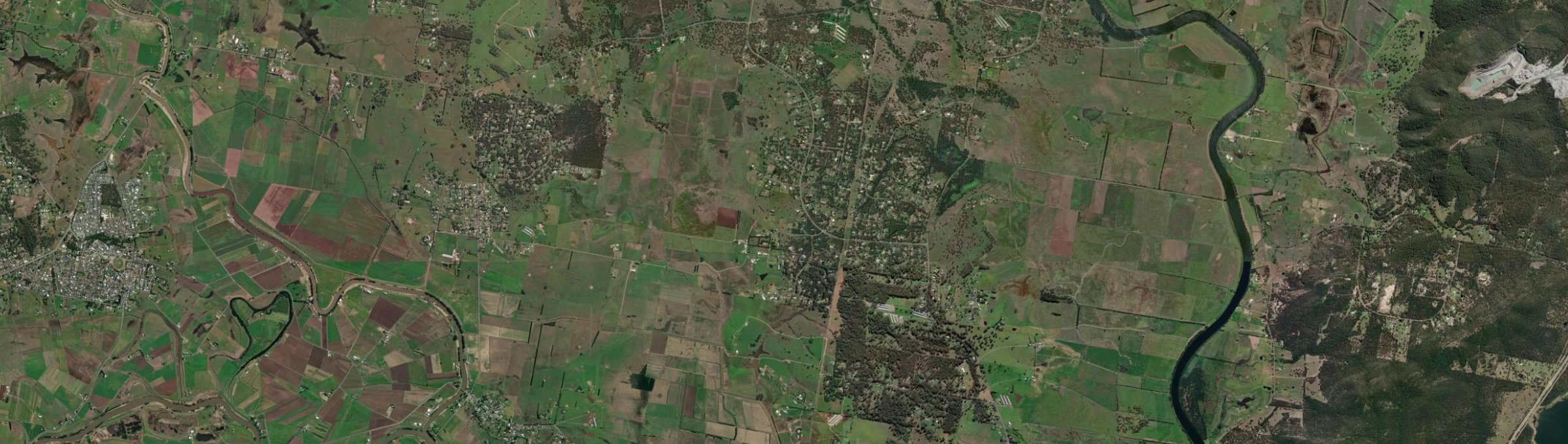 Aerial view of Brandy Hill, NSW