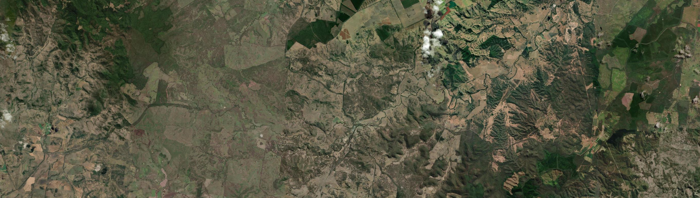 Aerial view of Cooyar, QLD