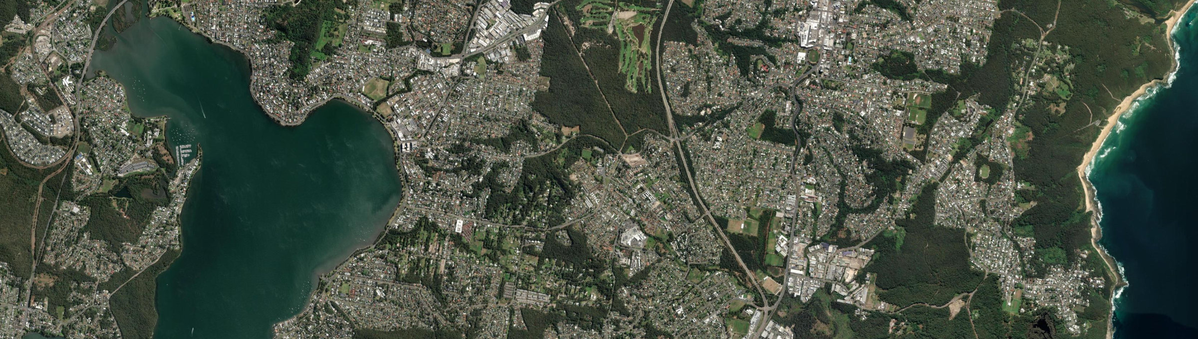 Aerial view of Mount Hutton (NSW), NSW