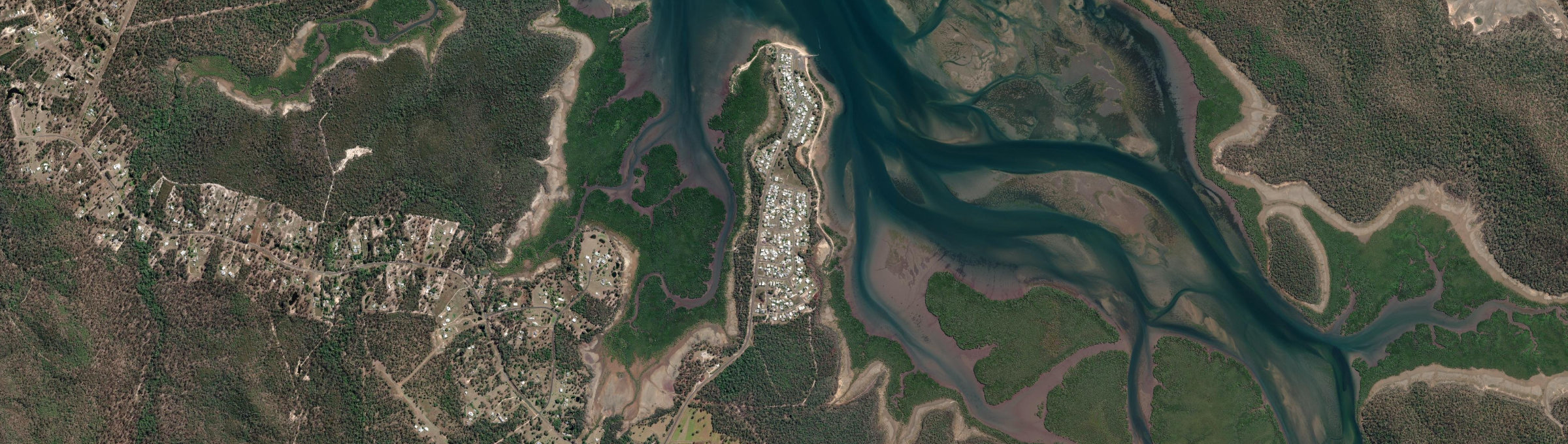 Aerial view of Turkey Beach, QLD