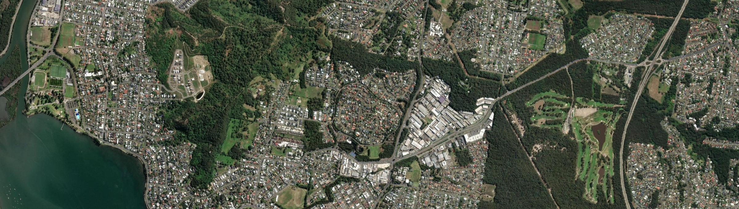 Aerial view of Lakelands (NSW), NSW