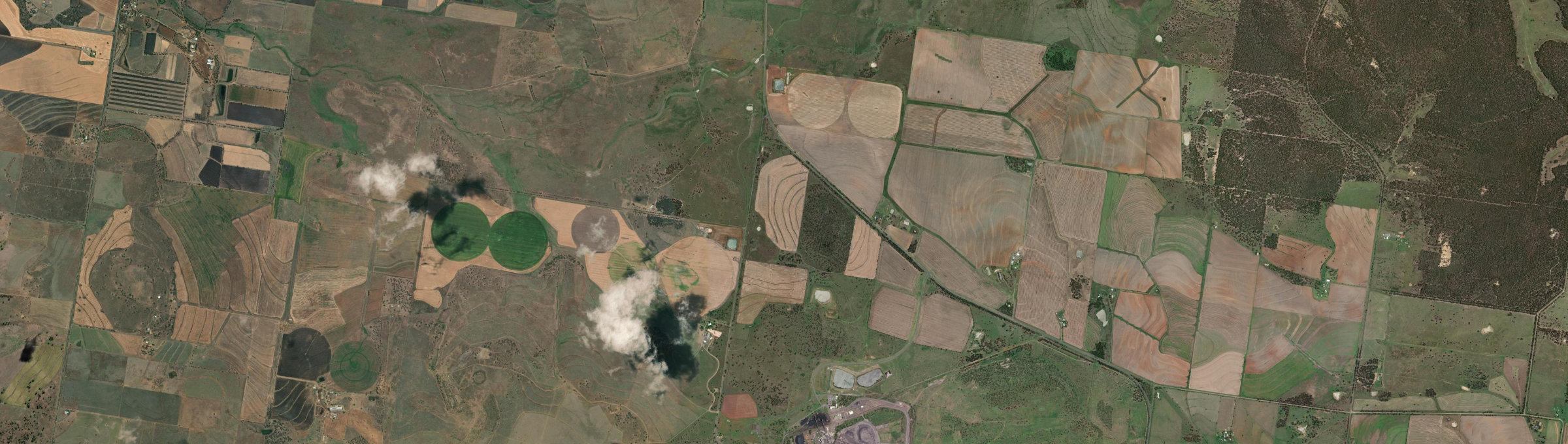 Aerial view of Balgowan (Qld), QLD