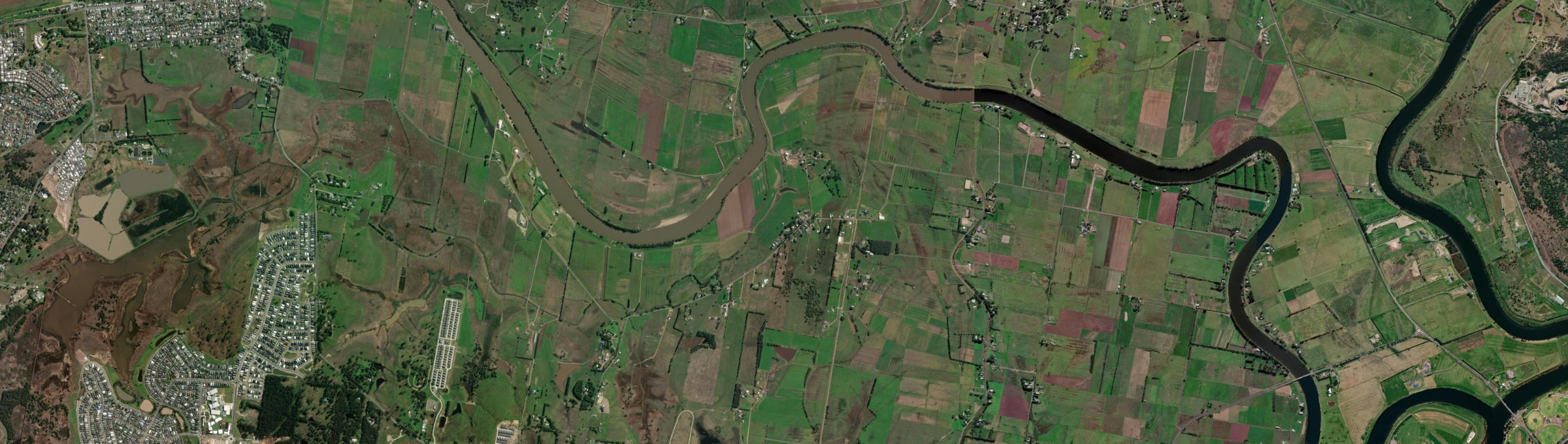 Aerial view of Duckenfield, NSW