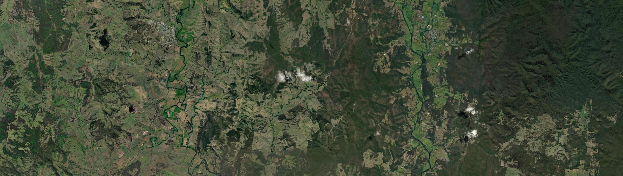 Aerial view of Cambra, NSW