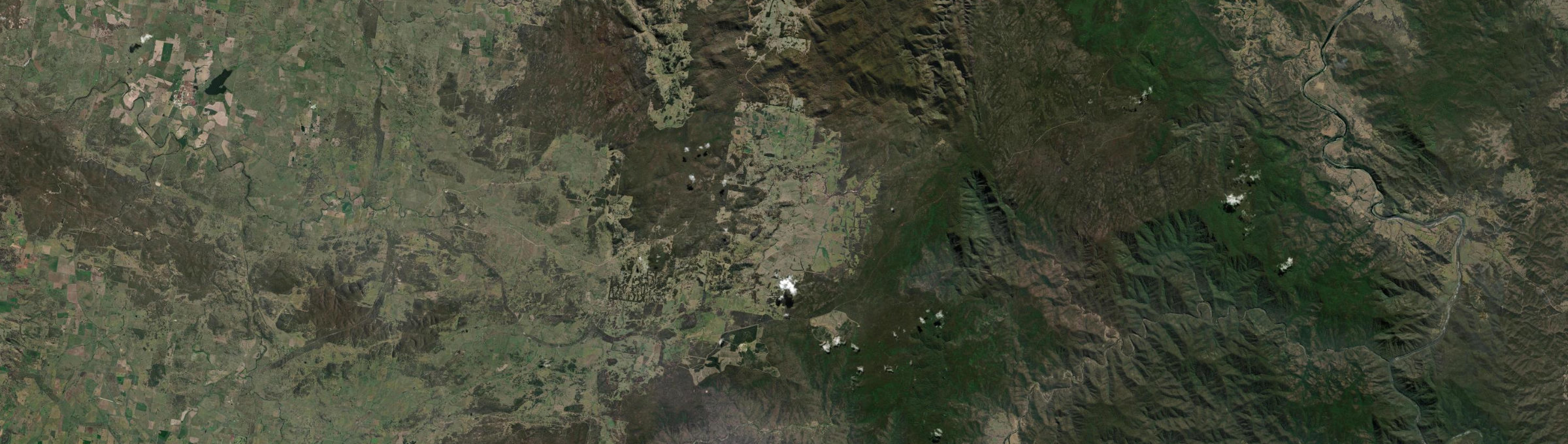 Aerial view of Glen Elgin, NSW