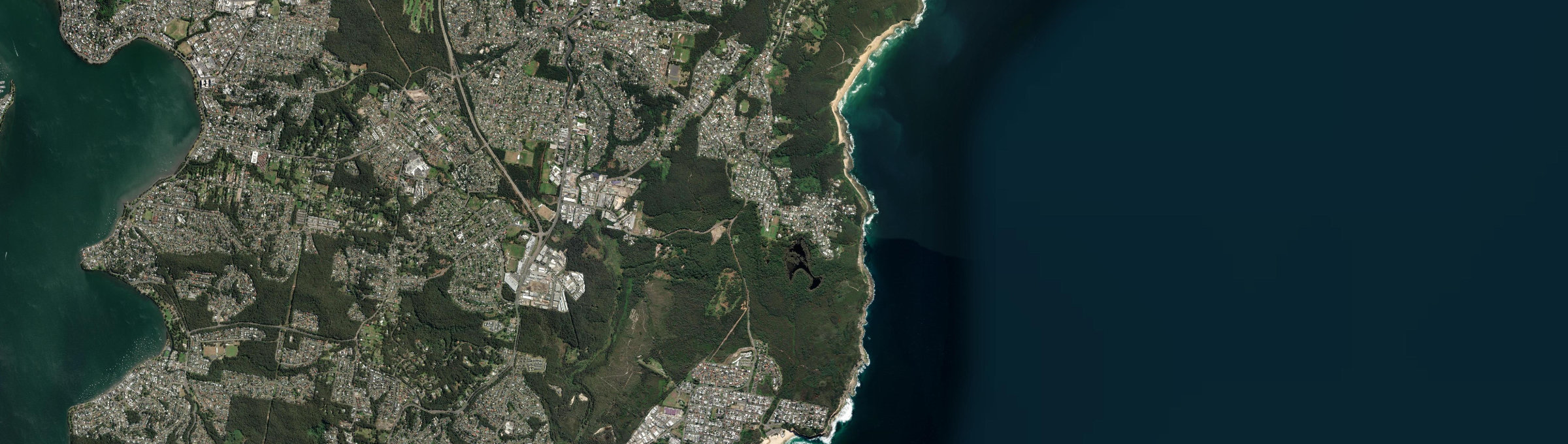 Aerial view of Dudley, NSW