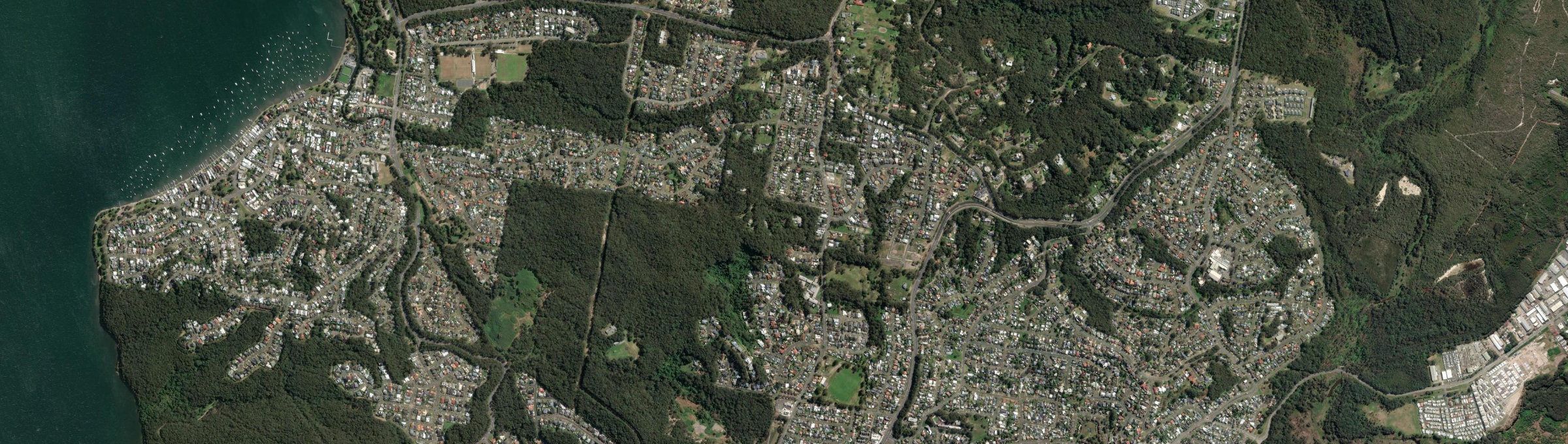 Aerial view of Floraville, NSW