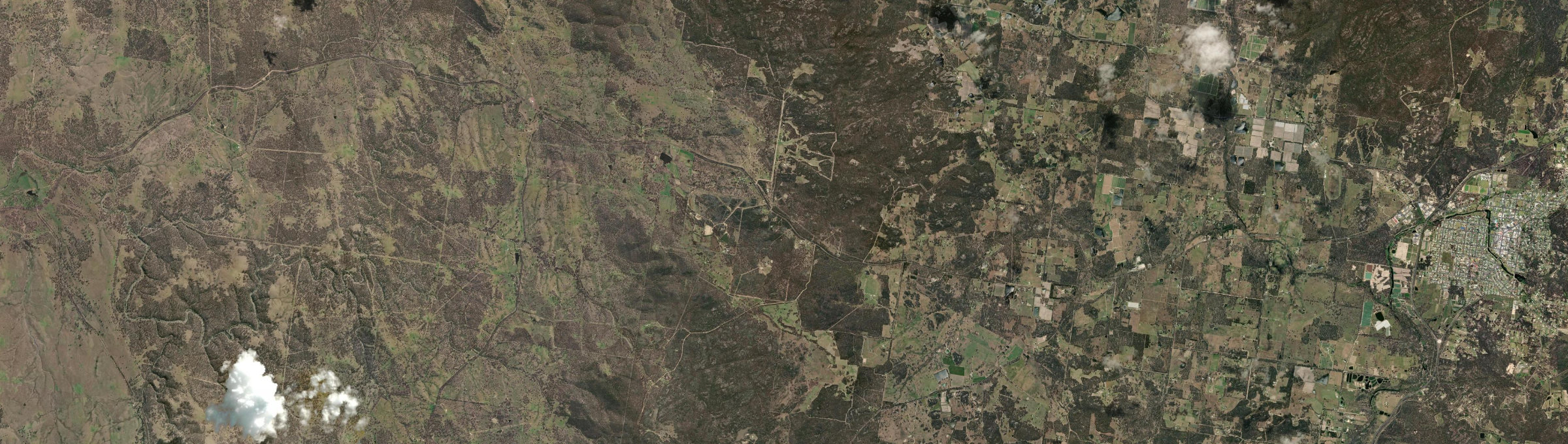 Aerial view of Greenlands (Qld), QLD