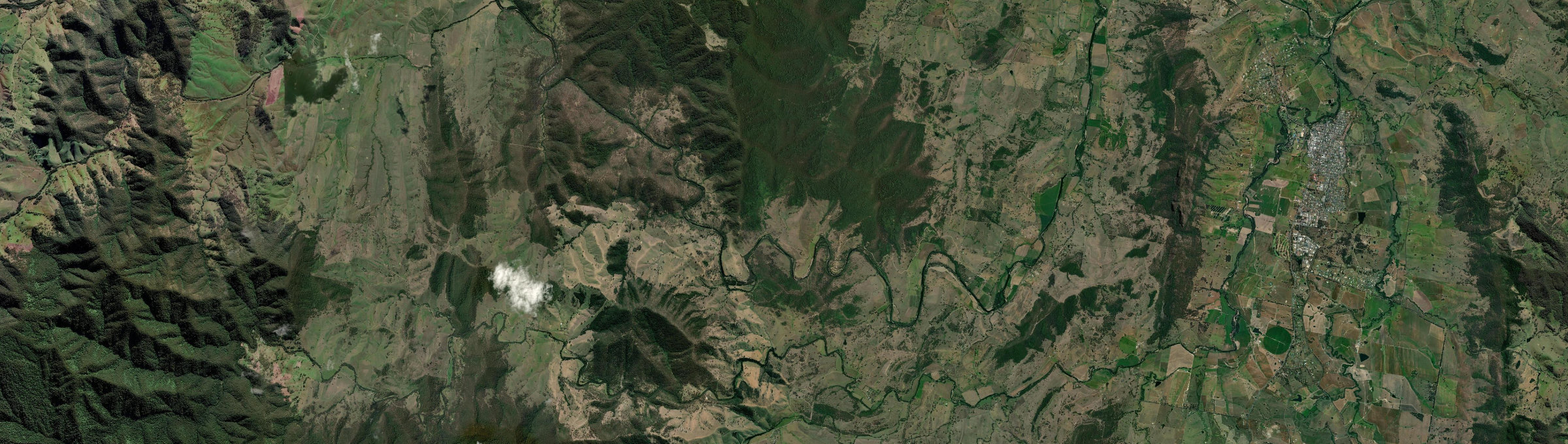Aerial view of Bindera, NSW