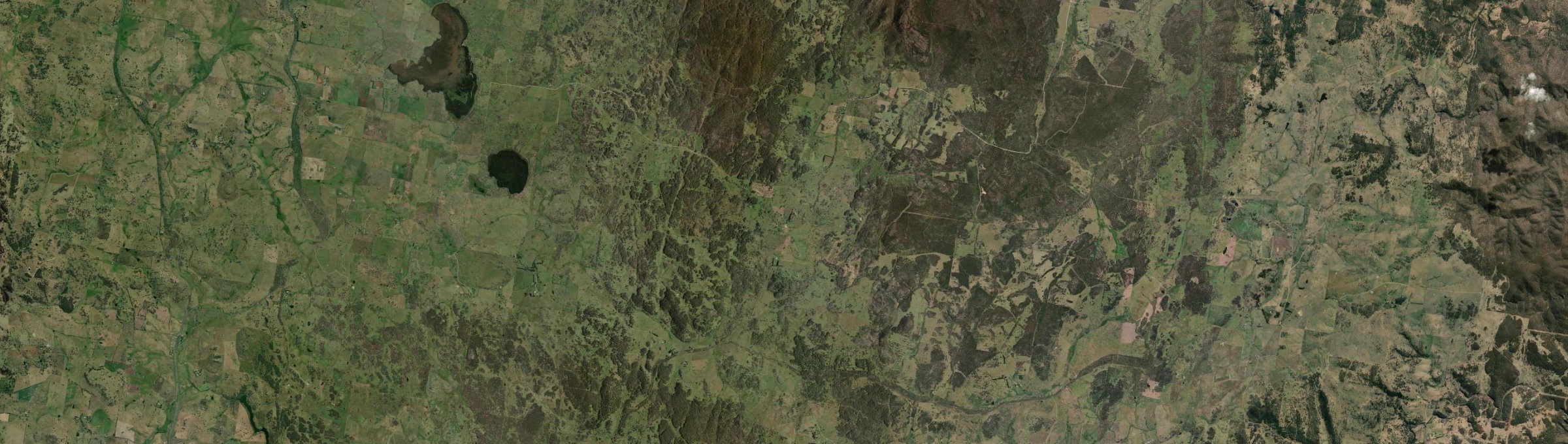 Aerial view of Oban, NSW