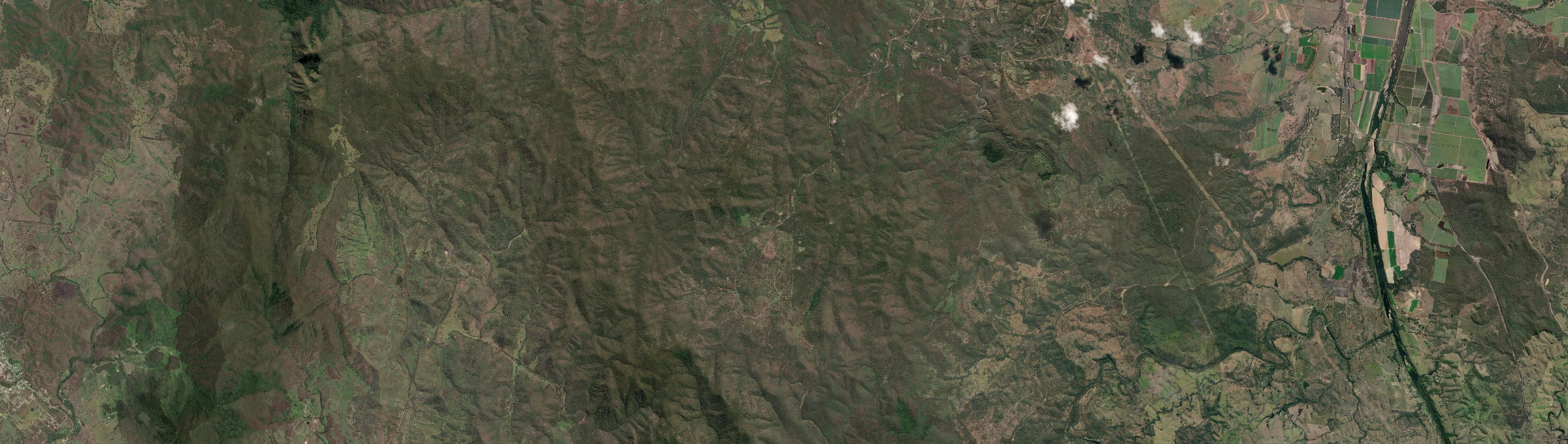 Aerial view of Doughboy, QLD