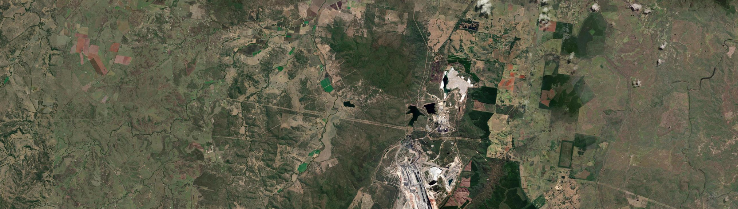 Aerial view of Tarong, QLD
