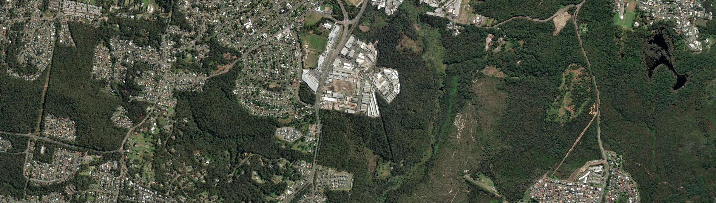 Aerial view of Bennetts Green, NSW