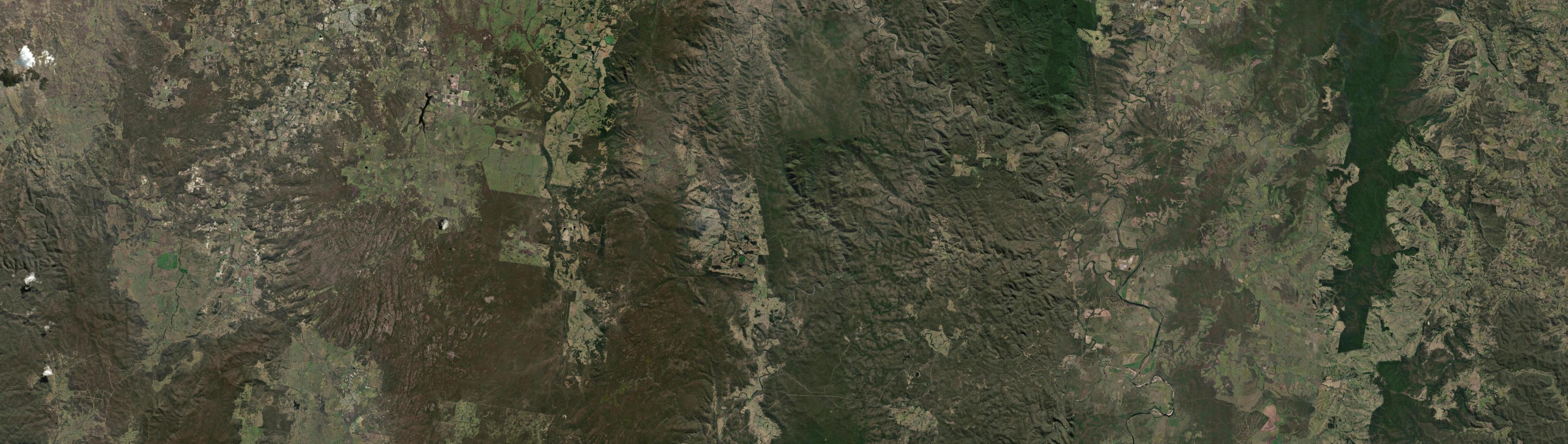 Aerial view of Boorook, NSW