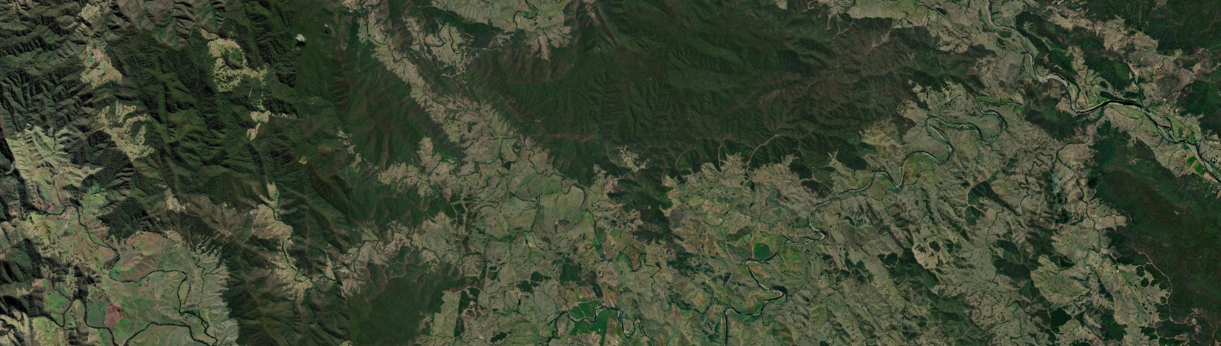 Aerial view of Bowman Farm, NSW