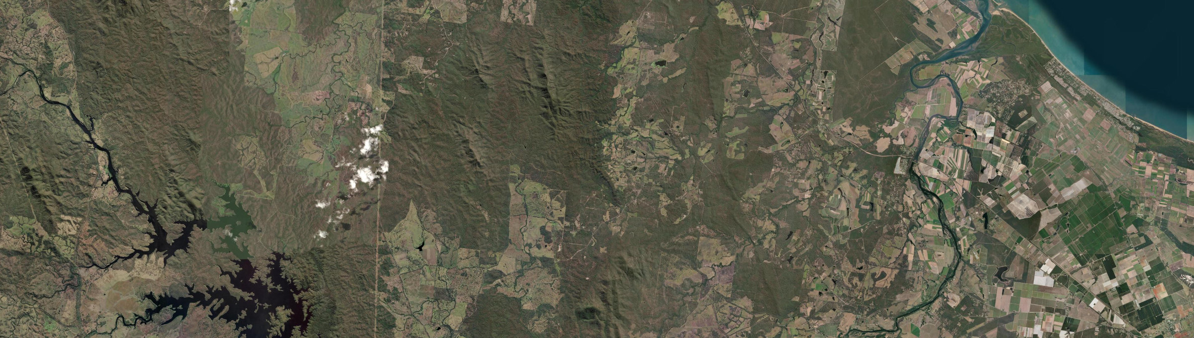 Aerial view of Waterloo (Qld), QLD